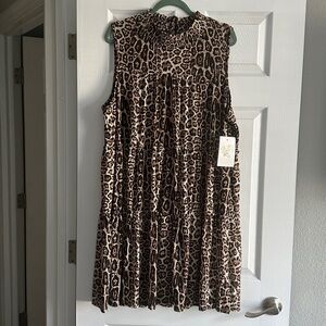 Siren Lily Plus Size Animal Print Dress